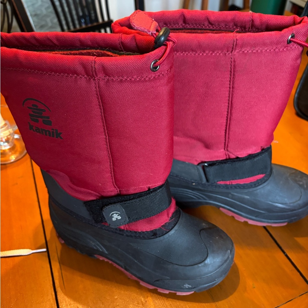 Kamik Kids Boots - Red and Black